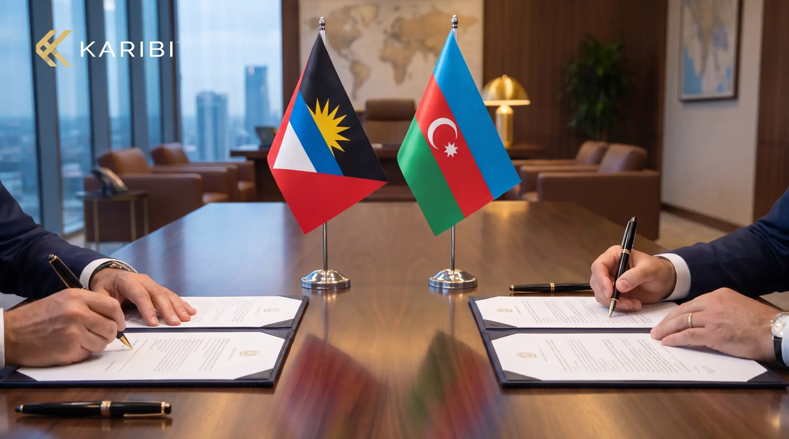 Antigua and Barbuda and Azerbaijan Sign Visa Exemption Agreements